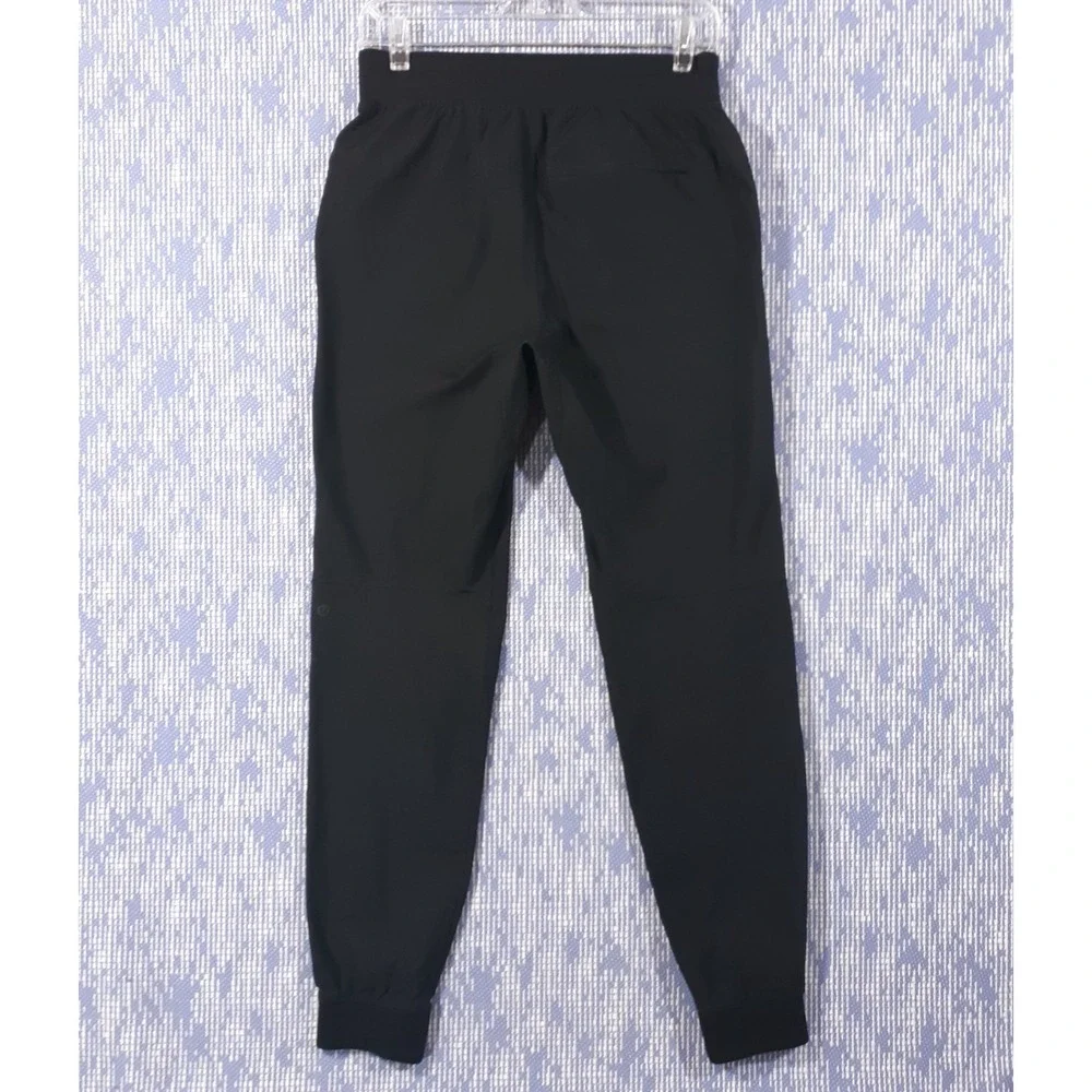 Lululemon Jogger Pants Mens Small 28 x 30 Black Skinny Leg Athletic Elastic